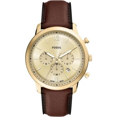 Fossil Armbanduhr, Neutra, Gold, (Analoguhr, Chronograph, 44 mm) Fossil Armbanduhr, Neutra, Gold, (Analoguhr, Chronograph, 44 mm)
