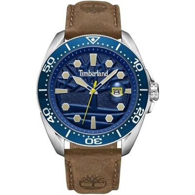 Timberland Armbanduhr, Carrigan TDWGB2230604 Herrenuhr, Blau, Silber, (44 mm) Timberland Armbanduhr, Carrigan TDWGB2230604 Herrenuhr, Blau, Silber, (44 mm)