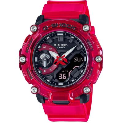 Casio Armbanduhr, G-Shock - GA-2200SKL-4AER, Rot, (Chronograph, Sportuhr, 47 mm) Casio Armbanduhr, G-Shock - GA-2200SKL-4AER, Rot, (Chronograph, Sportuhr, 47 mm)