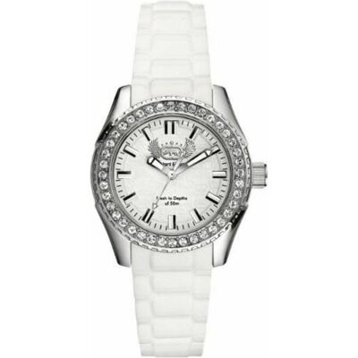 Marc Ecko, Armbanduhr, Damenuhr E11599M2 (Ø 36 mm), Silber, Weiss, (36 mm) Marc Ecko, Armbanduhr, Damenuhr E11599M2 (Ø 36 mm), Silber, Weiss, (36 mm)