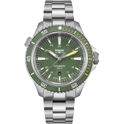Traser, Armbanduhr, P67 Diver Automatic, Silber, (Analoguhr, 46 mm) Traser, Armbanduhr, P67 Diver Automatic, Silber, (Analoguhr, 46 mm)