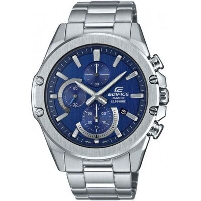 Casio Armbanduhr, Edificio, Blau, (Analoguhr, 44 mm) Casio Armbanduhr, Edificio, Blau, (Analoguhr, 44 mm)