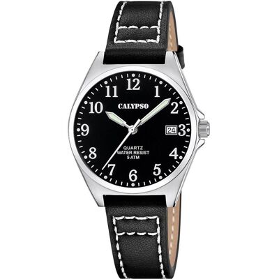 Calypso, Armbanduhr, Basic, Schwarz, (Analoguhr, 35 mm) Calypso, Armbanduhr, Basic, Schwarz, (Analoguhr, 35 mm)