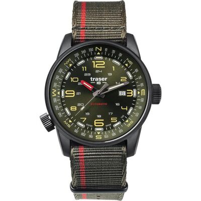 Traser, Armbanduhr, H3 110456 P68 Pathfinder Automatik 46mm 10ATM, Grün, (Lünette drehbar, 46 mm) Traser, Armbanduhr, H3 110456 P68 Pathfinder Automatik 46mm 10ATM, Grün, (Lünette drehbar, 46 mm)