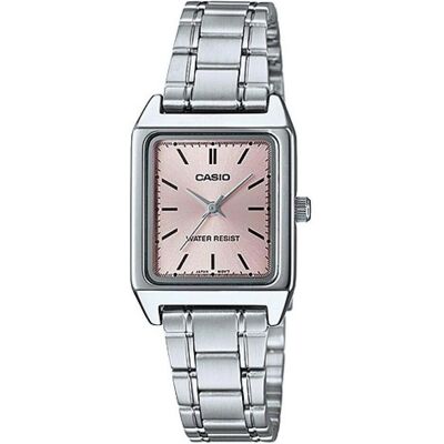 Casio Armbanduhr, LTP-V007D-4E, Silber, Pink, (Analoguhr, 22 mm) Casio Armbanduhr, LTP-V007D-4E, Silber, Pink, (Analoguhr, 22 mm)