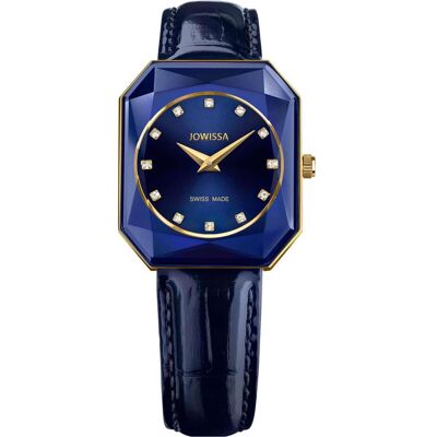 Jowissa, Armbanduhr, J8.074.M, Gold, Blau, (Analoguhr, Swiss Made) Jowissa, Armbanduhr, J8.074.M, Gold, Blau, (Analoguhr, Swiss Made)