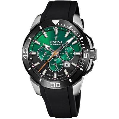 Festina, Armbanduhr, F20642/C Chrono Bike, Schwarz, (Chronograph, 47 mm) Festina, Armbanduhr, F20642/C Chrono Bike, Schwarz, (Chronograph, 47 mm)