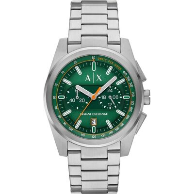 Armani Exchange Armbanduhr, Chronograph, Silber, (Analoguhr, Chronograph, 42 mm) Armani Exchange Armbanduhr, Chronograph, Silber, (Analoguhr, Chronograph, 42 mm)