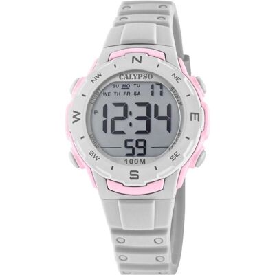 Calypso, Armbanduhr, Digital Crush, Weiss, (Digitaluhr, 35 mm) Calypso, Armbanduhr, Digital Crush, Weiss, (Digitaluhr, 35 mm)
