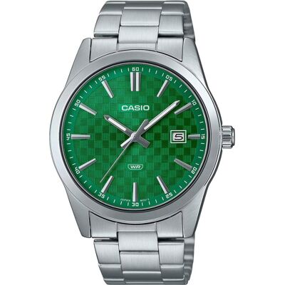 Casio Armbanduhr, MTP-VD03D-3A1, Grün, Silber, (Analoguhr, 41 mm) Casio Armbanduhr, MTP-VD03D-3A1, Grün, Silber, (Analoguhr, 41 mm)