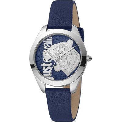 Just Cavalli, Armbanduhr, Animalier Pantera - JC1L210L0115, Blau, Grau, Silber, (Analoguhr, 32 mm) Just Cavalli, Armbanduhr, Animalier Pantera - JC1L210L0115, Blau, Grau, Silber, (Analoguhr, 32 mm)