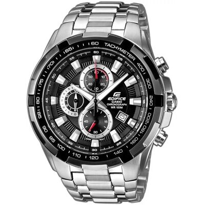 Casio Armbanduhr, Herrenuhr EDIFICE EF-539D-1AV, Silber, Schwarz, (Chronograph, 53.50 mm) Casio Armbanduhr, Herrenuhr EDIFICE EF-539D-1AV, Silber, Schwarz, (Chronograph, 53.50 mm)