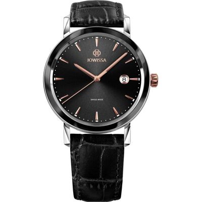Jowissa, Armbanduhr, J4.540.L Magno Herrenuhr 40mm 5ATM, Schwarz, (Analoguhr, Swiss Made, 40 mm) Jowissa, Armbanduhr, J4.540.L Magno Herrenuhr 40mm 5ATM, Schwarz, (Analoguhr, Swiss Made, 40 mm)
