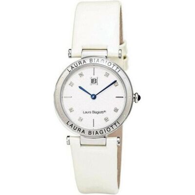 Laura Biagiotti, Armbanduhr, Damenuhr LB0012L-05 (Ø 30 mm), Silber, Beige, (30 mm) Laura Biagiotti, Armbanduhr, Damenuhr LB0012L-05 (Ø 30 mm), Silber, Beige, (30 mm)