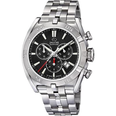 Jaguar, Armbanduhr, Executive, Silber, (Analoguhr, Chronograph, 46 mm) Jaguar, Armbanduhr, Executive, Silber, (Analoguhr, Chronograph, 46 mm)