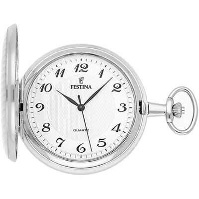 Festina, Armbanduhr, Pocket Watch, Silber, (Analoguhr, 49 mm) Festina, Armbanduhr, Pocket Watch, Silber, (Analoguhr, 49 mm)