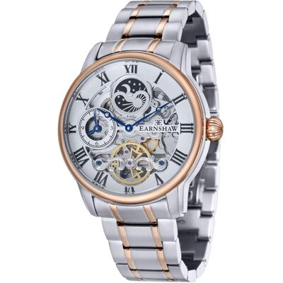 Thomas Earnshaw, Armbanduhr, Montre Homme automatique Argent ES-8006-33, Rosa, (Analoguhr) Thomas Earnshaw, Armbanduhr, Montre Homme automatique Argent ES-8006-33, Rosa, (Analoguhr)