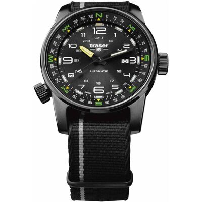 Traser, Armbanduhr, P68 Pathfinder Automatic, Schwarz, (Analoguhr, 46 mm) Traser, Armbanduhr, P68 Pathfinder Automatic, Schwarz, (Analoguhr, 46 mm)