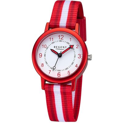 Regent, Armbanduhr, Kinderuhr, Rot, (Analoguhr, 30 mm) Regent, Armbanduhr, Kinderuhr, Rot, (Analoguhr, 30 mm)