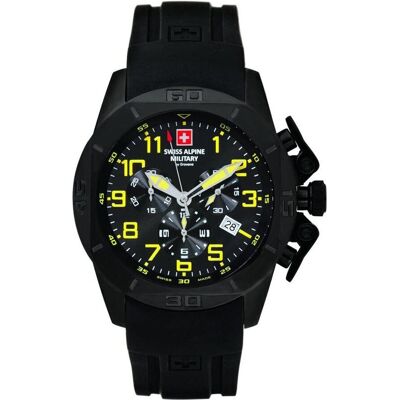 Swiss Alpine Military, Armbanduhr, Schweizer Alpine Military 7063.9874 Chrono 45mm 10ATM, (Chronograph, 45 mm) Swiss Alpine Military, Armbanduhr, Schweizer Alpine Military 7063.9874 Chrono 45mm 10ATM, (Chronograph, 45 mm)