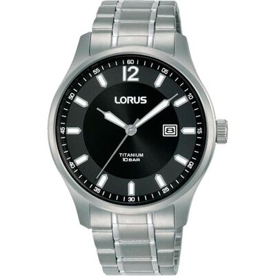 Lorus, Armbanduhr, RH995QX9, Schwarz, Silber, (Analoguhr, 42 mm) Lorus, Armbanduhr, RH995QX9, Schwarz, Silber, (Analoguhr, 42 mm)