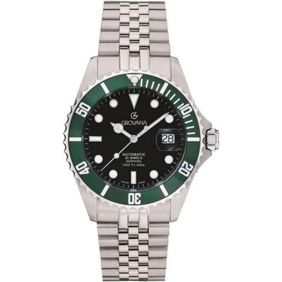 Grovana, Armbanduhr, Key West Celebration-Kollektion – Schweizer Automatikuhr, Schwarz, (Swiss Made) Grovana, Armbanduhr, Key West Celebration-Kollektion – Schweizer Automatikuhr, Schwarz, (Swiss Made)