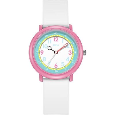 VR Shinecon, Armbanduhr, Kinderuhr Modell Flex, Weiss, Weiss, Mehrfarbig, (38 mm) VR Shinecon, Armbanduhr, Kinderuhr Modell Flex, Weiss, Weiss, Mehrfarbig, (38 mm)