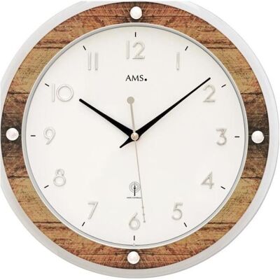 AMS F5565 Wanduhr - Funk, Made in Germany, 31cm AMS F5565 Wanduhr - Funk, Made in Germany, 31cm