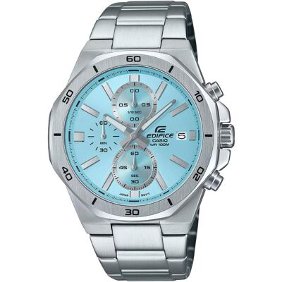 Casio Armbanduhr, EFV-640D-2BVUEF, Blau, Grau, Türkis, Silber, (Analoguhr, Chronograph, 44 mm) Casio Armbanduhr, EFV-640D-2BVUEF, Blau, Grau, Türkis, Silber, (Analoguhr, Chronograph, 44 mm)
