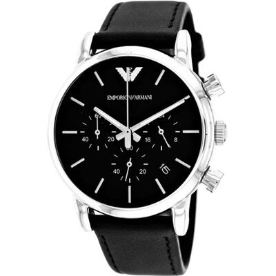 Giorgio Armani Emporio Armani, Armbanduhr, Orologio, Schwarz, (42 mm) Giorgio Armani Emporio Armani, Armbanduhr, Orologio, Schwarz, (42 mm)