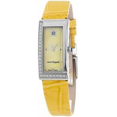 Laura Biagiotti, Armbanduhr, Damenuhr LB0011L-AM (Ø 15 mm), Gelb, Silber, (15 mm) Laura Biagiotti, Armbanduhr, Damenuhr LB0011L-AM (Ø 15 mm), Gelb, Silber, (15 mm)