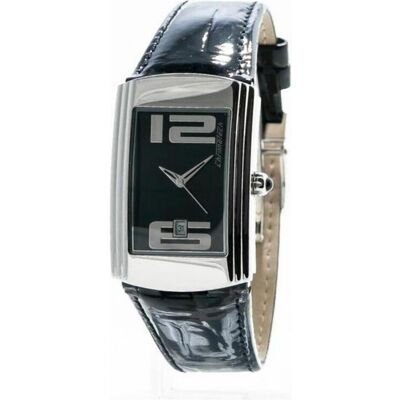 Chronotech, Armbanduhr, Unisex-Uhr CT7017B (Ø 30 mm), Silber, Schwarz, (Analoguhr, 30 mm) Chronotech, Armbanduhr, Unisex-Uhr CT7017B (Ø 30 mm), Silber, Schwarz, (Analoguhr, 30 mm)