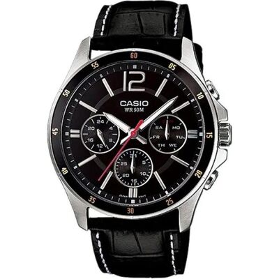 Casio Armbanduhr, Collection, Grau, Silber, Schwarz, (43 mm) Casio Armbanduhr, Collection, Grau, Silber, Schwarz, (43 mm)