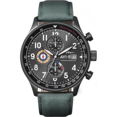 Avi-8, Armbanduhr, AV-4011-0D Hawker Hurricane Chronograph 42mm 5ATM, Grau, (Chronograph, 42 mm) Avi-8, Armbanduhr, AV-4011-0D Hawker Hurricane Chronograph 42mm 5ATM, Grau, (Chronograph, 42 mm)