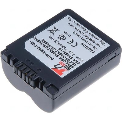 T6 Power Baterie Panasonic DMW-BMA7, CGR-S006, CGR-S006E, CGA-S006,, modrá (Kamera Akku), Kamera Stromversorgung, Blau T6 Power Baterie Panasonic DMW-BMA7, CGR-S006, CGR-S006E, CGA-S006,, modrá (Kamera Akku), Kamera Stromversorgung, Blau