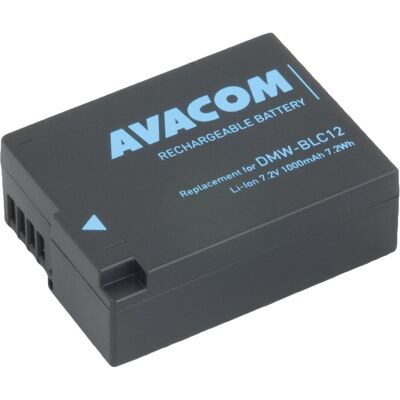 Avacom Baterie Panasonic DMW-BLC12 Li-ion (Kamera Akku), Kamera Stromversorgung, Schwarz Avacom Baterie Panasonic DMW-BLC12 Li-ion (Kamera Akku), Kamera Stromversorgung, Schwarz