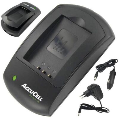 AccuCell Schnell-Ladegerät passend für den Sony NP-BJ1 Akku passend für die Sony DSC-RX0 Ultrakompakte Kamera (Kamera Akku Ladegerät), Kamera Stromversorgung, Schwarz AccuCell Schnell-Ladegerät passend für den Sony NP-BJ1 Akku passend für die Sony DSC-RX0 Ultrakompakte Kamera (Kamera Akku Ladegerät), Kamera Stromversorgung, Schwarz
