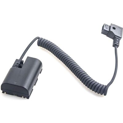 Caruba Canon LP E6 Volldekodierung Dummy Batterie +D TAP B Typ Anschluss (Federkabel), Kamera Stromversorgung, Schwarz Caruba Canon LP E6 Volldekodierung Dummy Batterie +D TAP B Typ Anschluss (Federkabel), Kamera Stromversorgung, Schwarz
