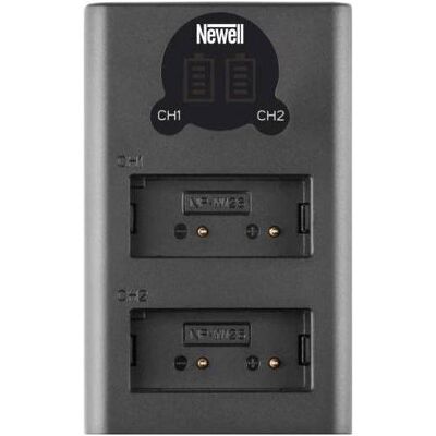 Newell Kameraladegerät DL-USB-C Zweikanal-Ladegerät für NP-W126-Akkus (Kamera Akku Ladegerät), Kamera Stromversorgung, Schwarz Newell Kameraladegerät DL-USB-C Zweikanal-Ladegerät für NP-W126-Akkus (Kamera Akku Ladegerät), Kamera Stromversorgung, Schwarz