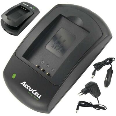 AccuCell Ladegerät und Akku passend für Nikon EN-EL14 Akku (Kamera Akku Ladegerät), Kamera Stromversorgung, Schwarz AccuCell Ladegerät und Akku passend für Nikon EN-EL14 Akku (Kamera Akku Ladegerät), Kamera Stromversorgung, Schwarz
