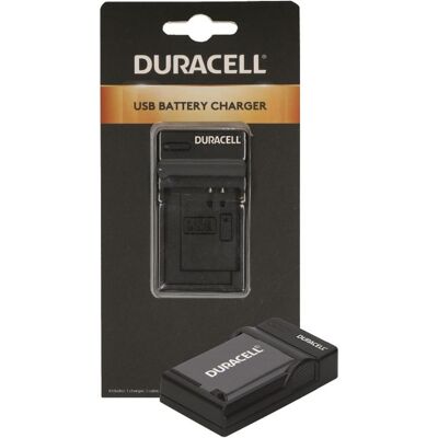 Duracell Ladegerät mit USB Kabel für DRFW126/NP-W126 (Kamera Akku Ladegerät), Kamera Stromversorgung, Schwarz Duracell Ladegerät mit USB Kabel für DRFW126/NP-W126 (Kamera Akku Ladegerät), Kamera Stromversorgung, Schwarz