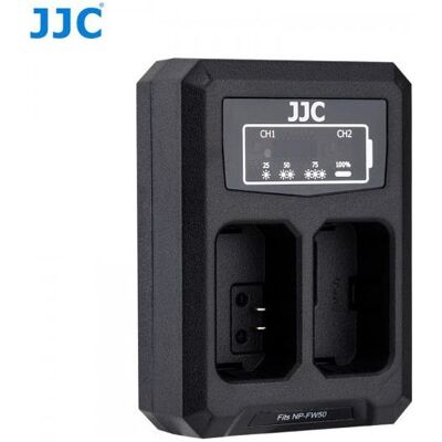 JJC Sony NP-FW50 Doppel USB-Ladegerät - Kamera Netzteil JJC Sony NP-FW50 Doppel USB-Ladegerät - Kamera Netzteil