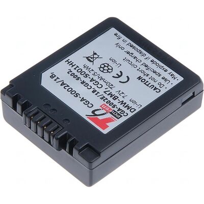 T6 Power Baterie Panasonic DMW-BM7, CGA-S002E, CGA-S002,, šedá (Kamera Akku), Kamera Stromversorgung, Grau T6 Power Baterie Panasonic DMW-BM7, CGA-S002E, CGA-S002,, šedá (Kamera Akku), Kamera Stromversorgung, Grau