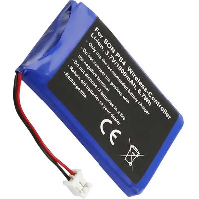 Avizar Akku für Sony PS4 Controller 3.7V (1 Stk., Gerätespezifisch, 1800 mAh), Batterien + Akkus Avizar Akku für Sony PS4 Controller 3.7V (1 Stk., Gerätespezifisch, 1800 mAh), Batterien + Akkus