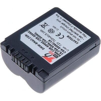 T6 Power Baterie Panasonic DMW-BMA7, CGR-S006, CGR-S006E, CGA-S006,, modrá (Kamera Akku), Kamera Stromversorgung, Blau T6 Power Baterie Panasonic DMW-BMA7, CGR-S006, CGR-S006E, CGA-S006,, modrá (Kamera Akku), Kamera Stromversorgung, Blau