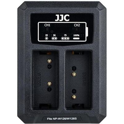 JJC DCH-NPW126 (Kamera Akku Ladegerät), Kamera Stromversorgung, Schwarz JJC DCH-NPW126 (Kamera Akku Ladegerät), Kamera Stromversorgung, Schwarz