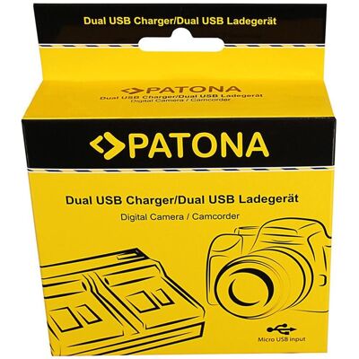 Patona Dual Ladegerät f. Konica Minolta Samsung NP-700 Dimage DGX50K DG-X50-K DGX50R inkl. Micro-USB (Kamera Akku Ladegerät), Kamera Stromversorgung, Schwarz Patona Dual Ladegerät f. Konica Minolta Samsung NP-700 Dimage DGX50K DG-X50-K DGX50R inkl. Micro-USB (Kamera Akku Ladegerät), Kamera Stromversorgung, Schwarz