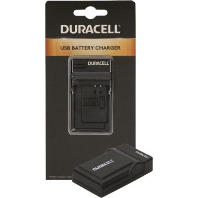 Duracell Ladegerät mit USB Kabel für DRNEL14/EN-EL14 (Kamera Akku Ladegerät), Kamera Stromversorgung, Schwarz Duracell Ladegerät mit USB Kabel für DRNEL14/EN-EL14 (Kamera Akku Ladegerät), Kamera Stromversorgung, Schwarz