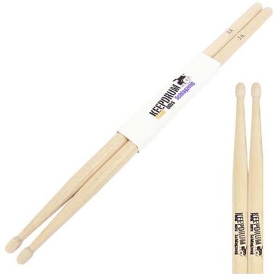 keepdrum 5A Hickory Drumsticks 1 Paar (Schlagzeug), Drumsticks + Schlägel, Braun keepdrum 5A Hickory Drumsticks 1 Paar (Schlagzeug), Drumsticks + Schlägel, Braun