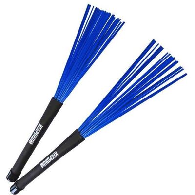 keepdrum SV603BL Nylon Brushes Blau Schlagzeug Besen (Drums), Drumsticks + Schlägel, Blau keepdrum SV603BL Nylon Brushes Blau Schlagzeug Besen (Drums), Drumsticks + Schlägel, Blau